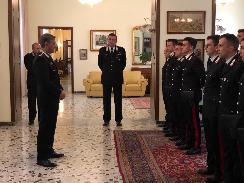 Il Generale Di Divisione Giovanni Truglio Ed Il Colonnello Luca Mennitti Hanno Incontrato I